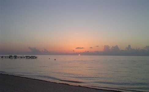 cancun beaches sunrise