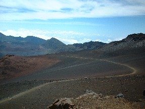 Haleakala crater