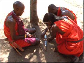 Maasai men